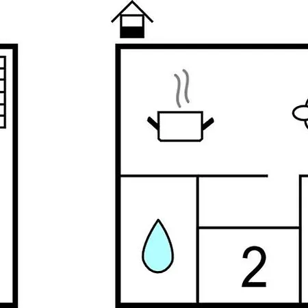 アパート Cozy In Okrug Gornji With Wifi トロギール